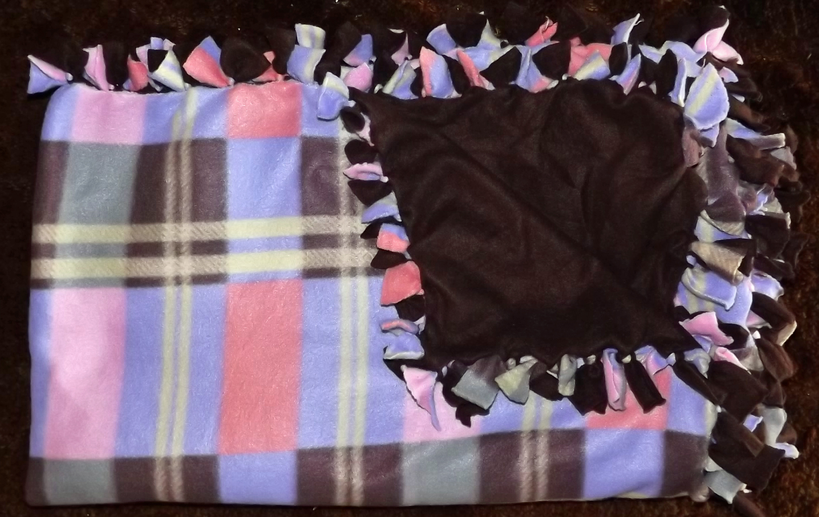 Ready To Ship Fleece Tie Blanket on Luulla